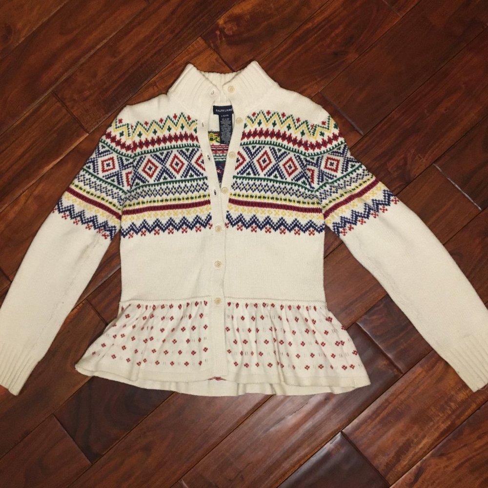 HP x2🎉 Ralph Lauren Knit Sweater Coat - Picture 2 of 6